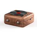 Retro Plattenspieler Bluetooth-Lautsprecher Vinyl in Holzoptik