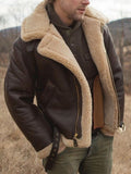LuxeStyle Herren Kunstfelljacke, British Style – Bild 9 – LuxeStyle Schweiz
