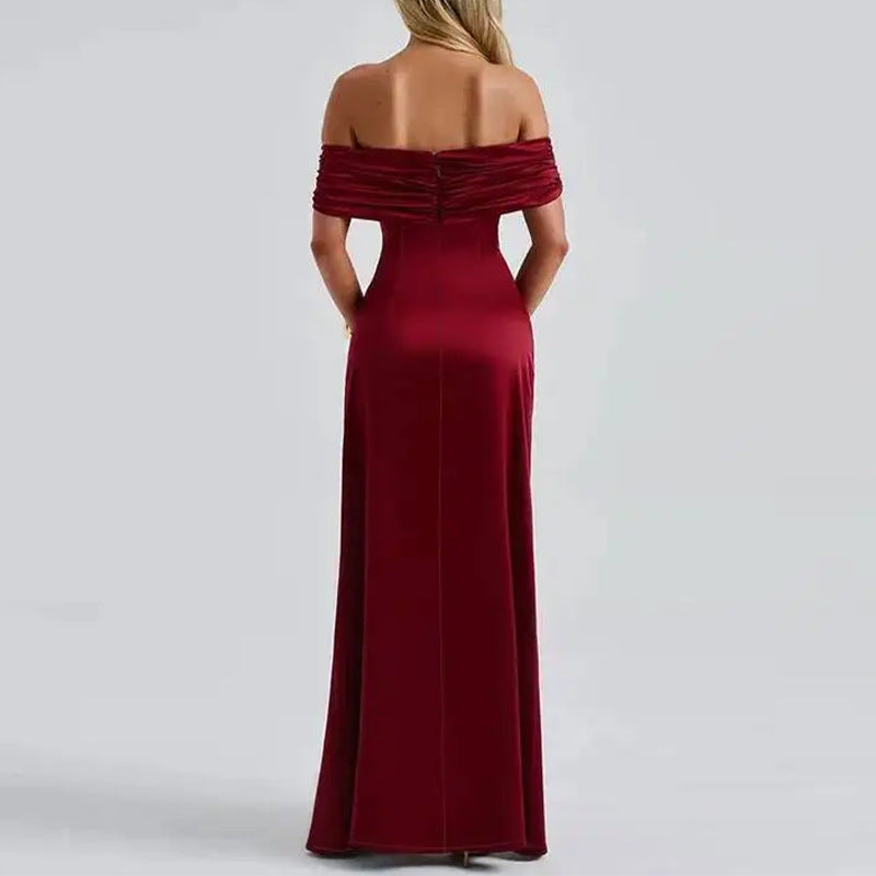 Elegantes, tailliertes Langarmkleid