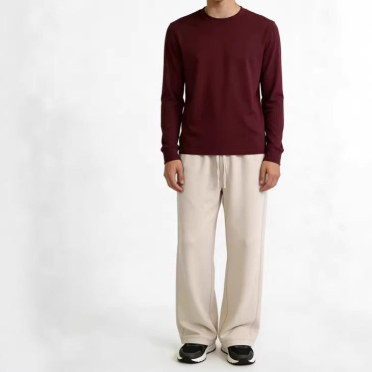 Unisex Langarmshirt aus Baumwolle