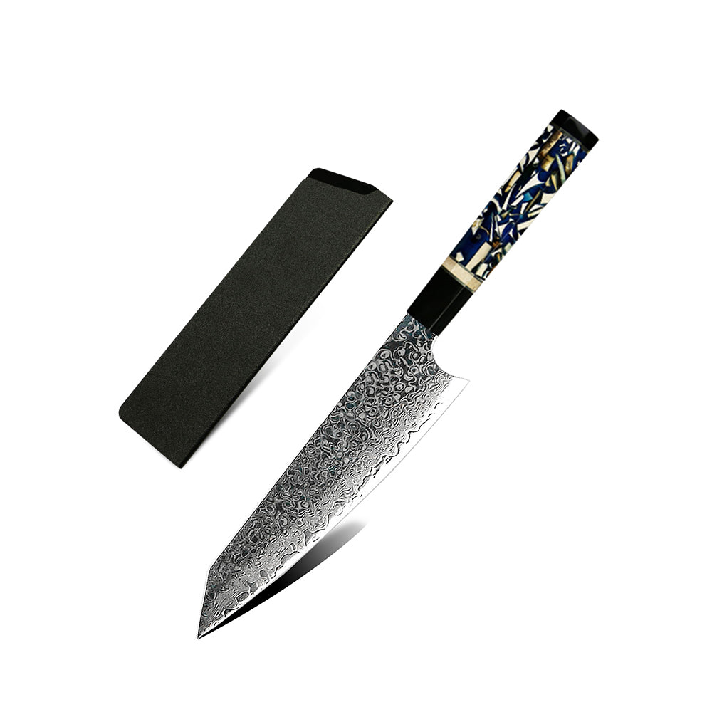 Kiryu Amber Damastmesser – Harzgriff – Bild 5 | LuxeStyle