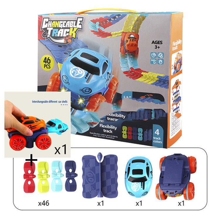 Flexibles Schienenauto-Spielzeugset – Bild 2 | LuxeStyle
