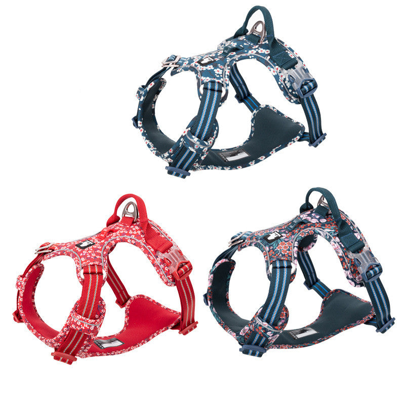 Hundegeschirr mit Leine «Floral» – Bild 6 | LuxeStyle