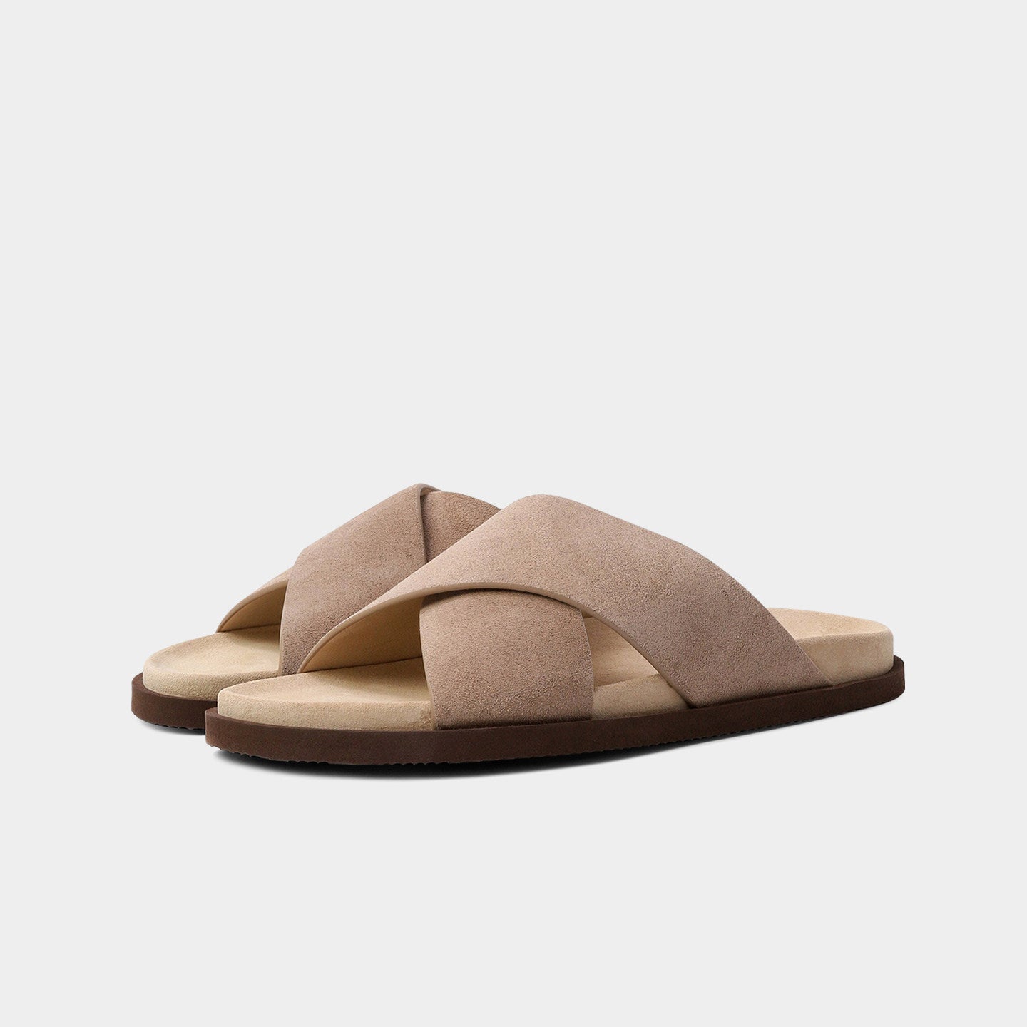 Herren Flip-Flops mit Wildleder-Optik
