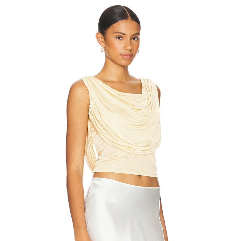 Ärmelloses Off-Shoulder T-Shirt – Ansicht 7