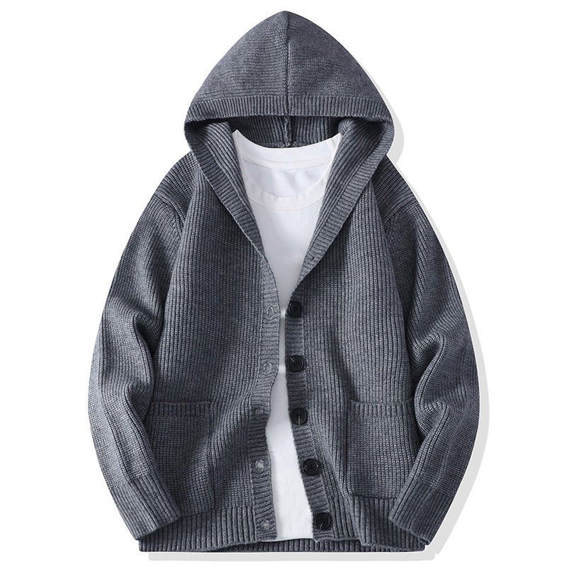 Herren Cardigan mit Jacquard-Muster