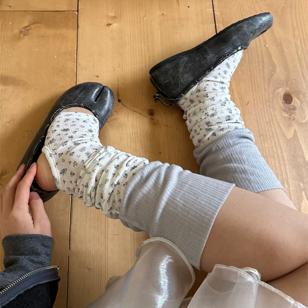 Retro Patchwork Socken für Damen