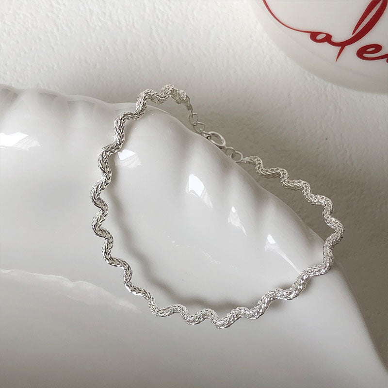 Wellen-Armband aus 925er Silber – Bild 4 | LuxeStyle