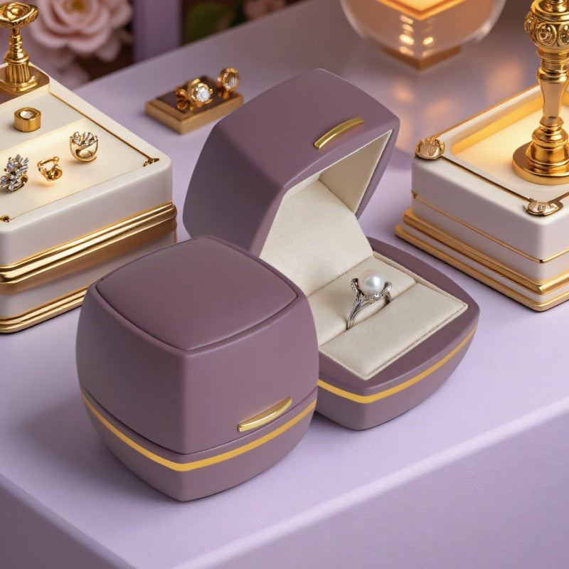 Schmuckkästchen aus PU-Leder, gross – Bild 4 | LuxeStyle