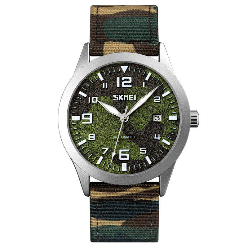 Sportliche Automatikuhr mit Nylonarmband | LuxeStyle