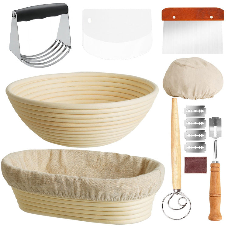 Backzubehör-Set: Ovaler Teigschaber & Mixer