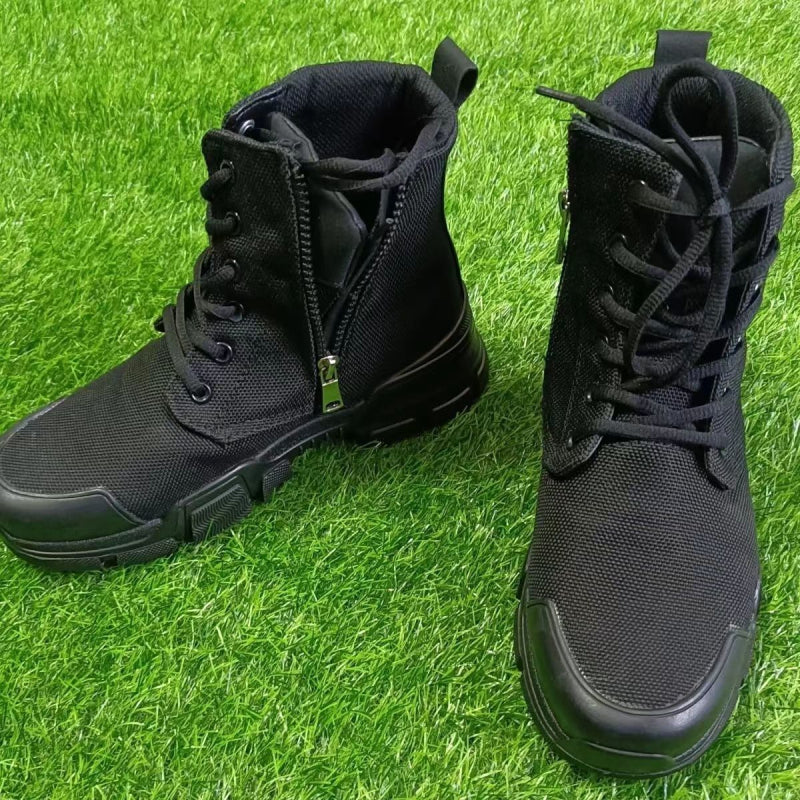 Herren-Stiefel mit Schnürung und dicker Sohle – Bild 4 | LuxeStyle