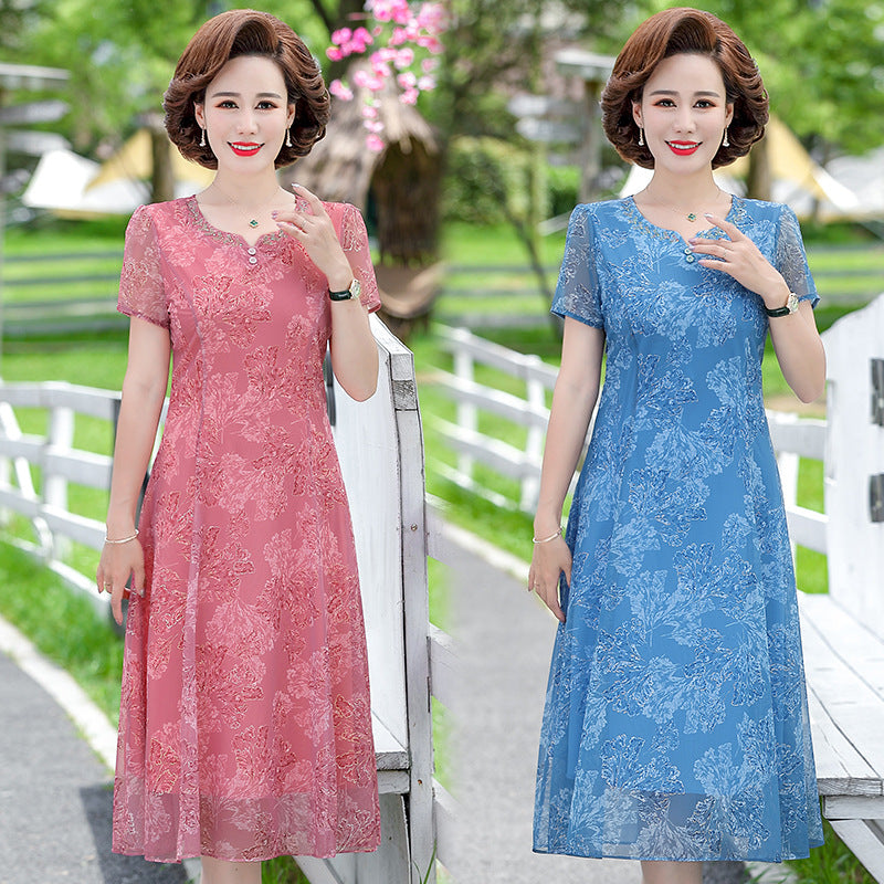Kurzarm-Sommerkleid für Damen – Bild 1 | LuxeStyle
