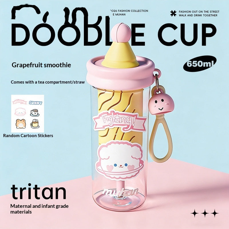 Trinkflasche mit Tee-Einsatz