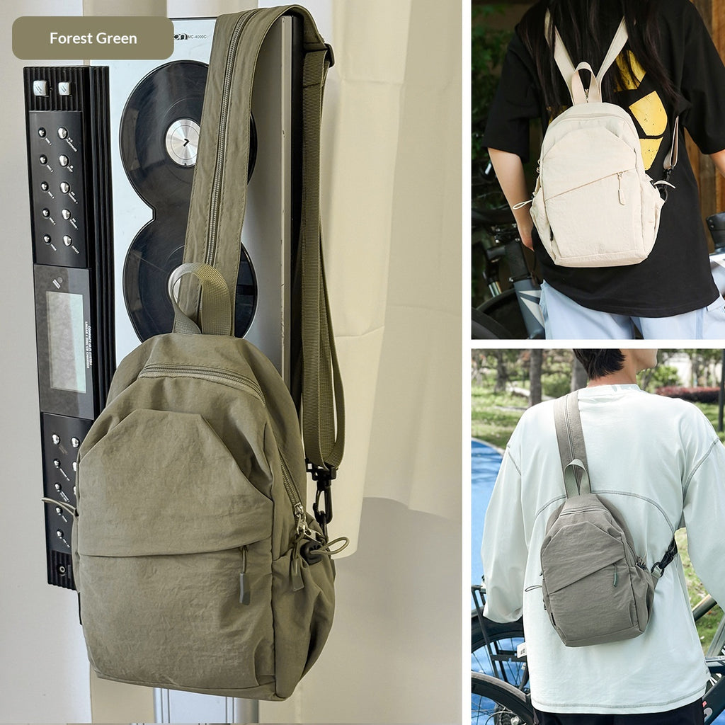 Crossbody Tasche aus Polyester – schwarz, grün, grau, khaki – Bild 5 | LuxeStyle