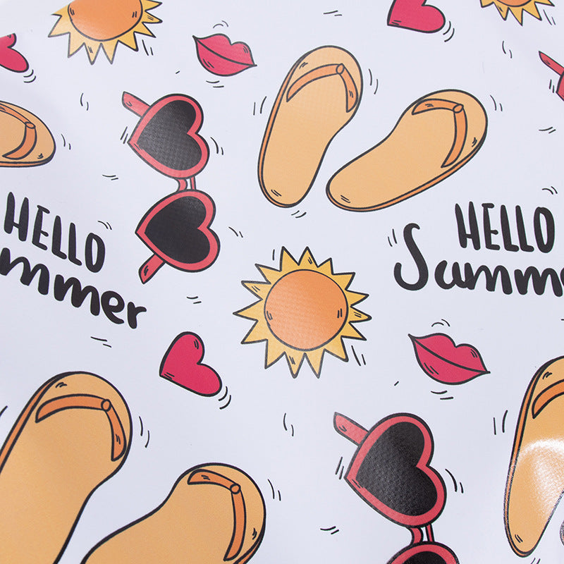 Wasserdichter Dry Bag mit Blumenprint, 10L