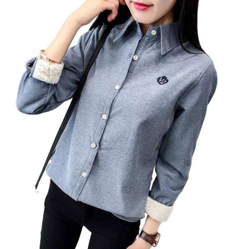 Besticktes Langarmshirt für Damen