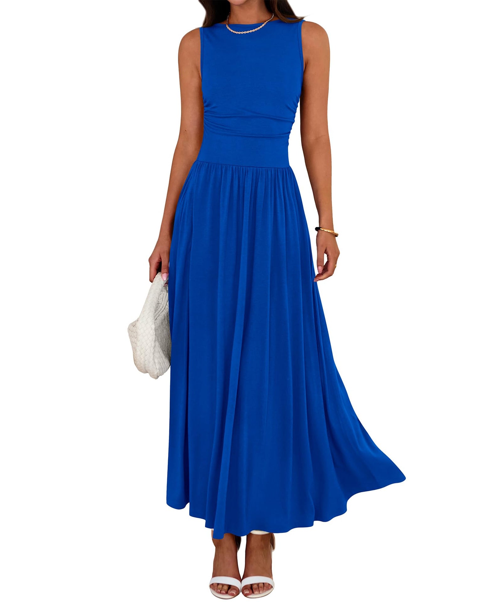 Faltenrock Kleid Lang