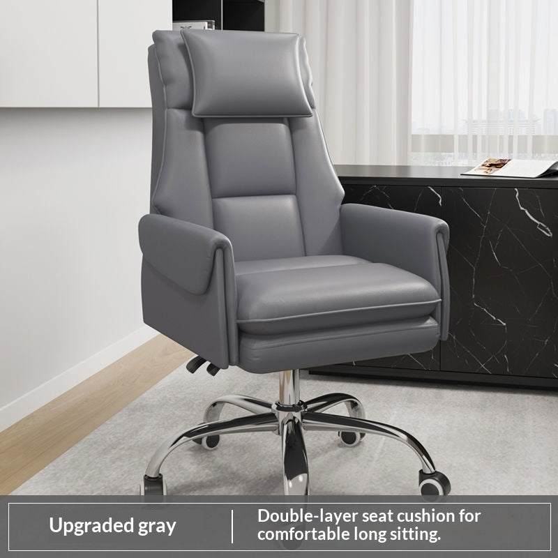 Ergonomischer Bürostuhl mit Kopf- und Fussstütze