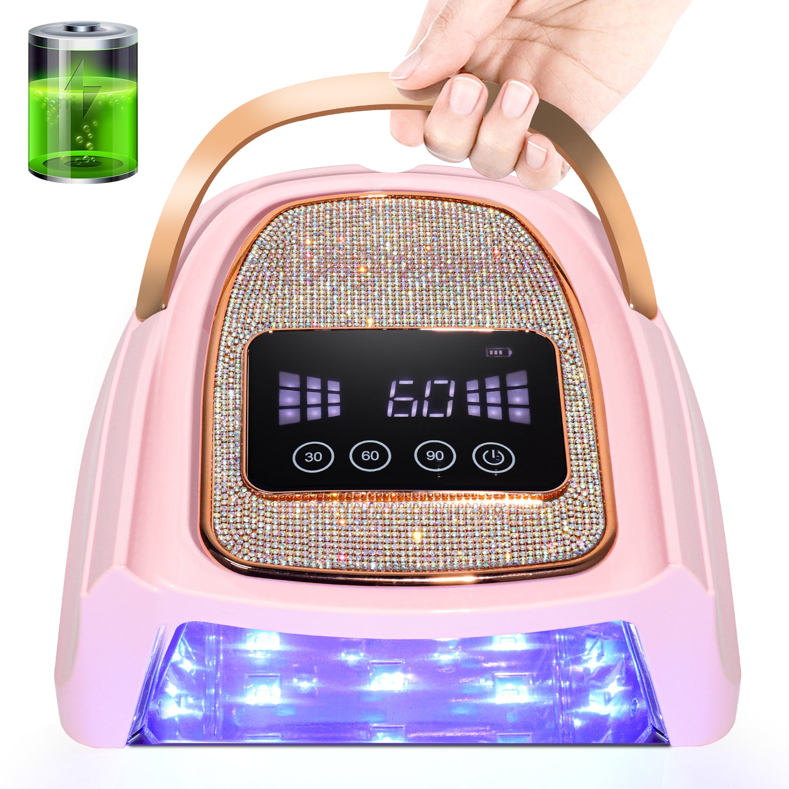 Kabellose UV/LED Nagellampe mit Akku
