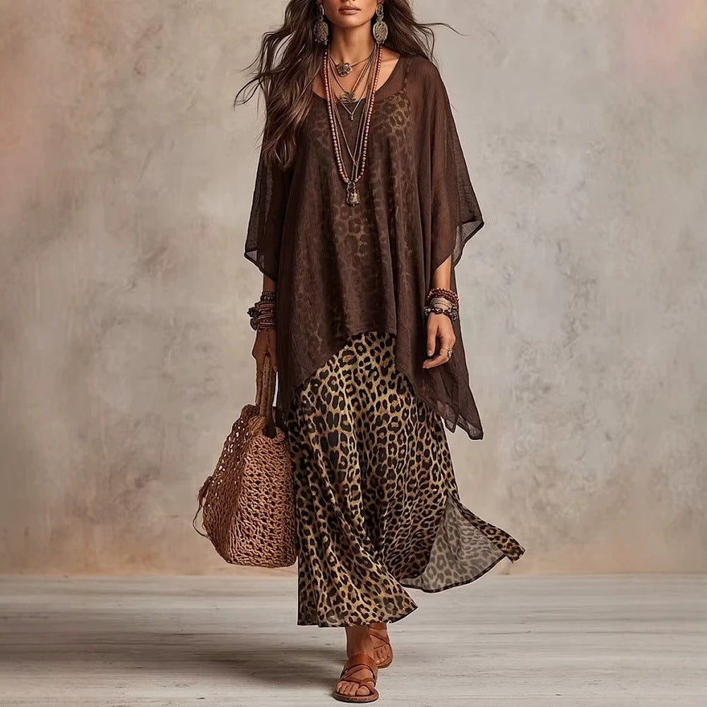 Elegantes Leopard-Kleid
