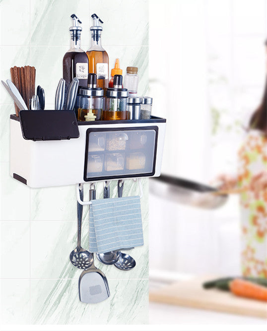 Küchenregal für Gewürze & Messer – Bild 2 | LuxeStyle