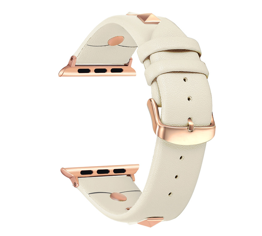Lederarmband mit Nieten für Watch – Bild 9 | LuxeStyle