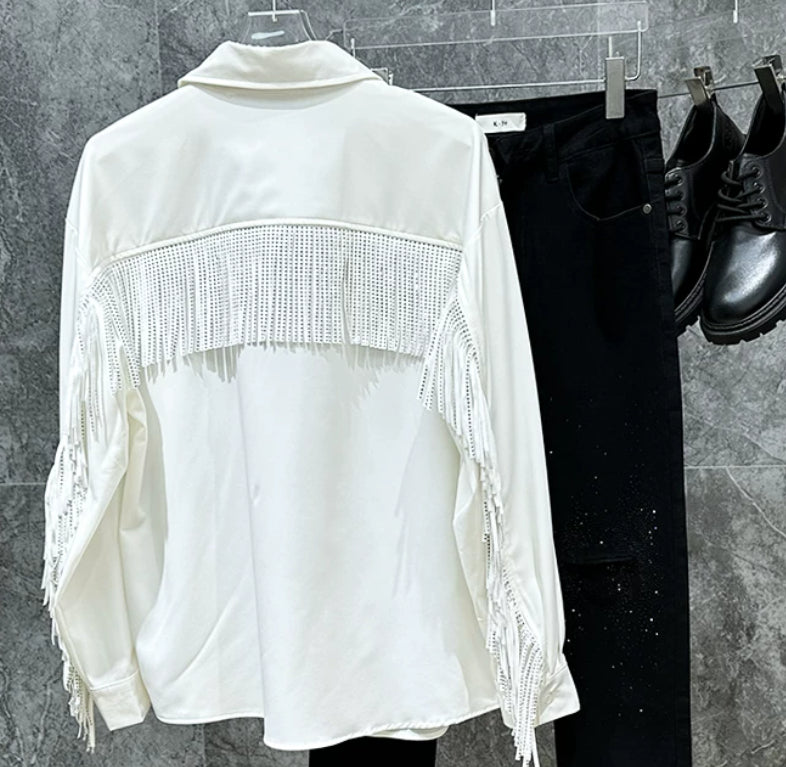 Trendiges Hemd im koreanischen Stil mit Quasten – Bild 4 | LuxeStyle