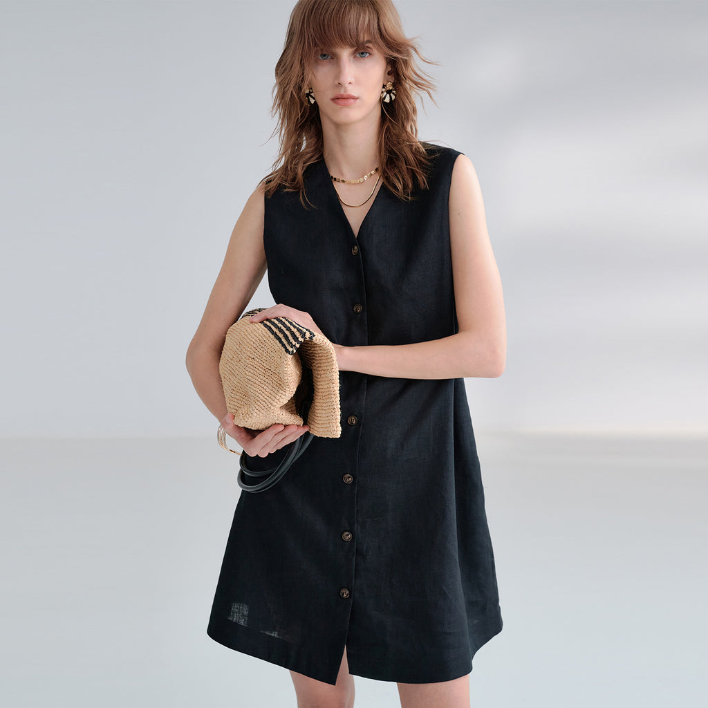 Elegante, atmungsaktive Mini-Kleid