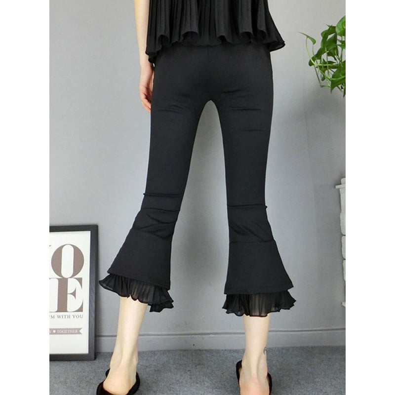 Leggings mit Mesh-Einsätzen und Cutouts