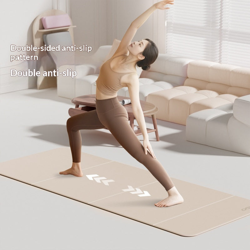 Faltbare zweifarbige Yoga- und Fitnessmatte