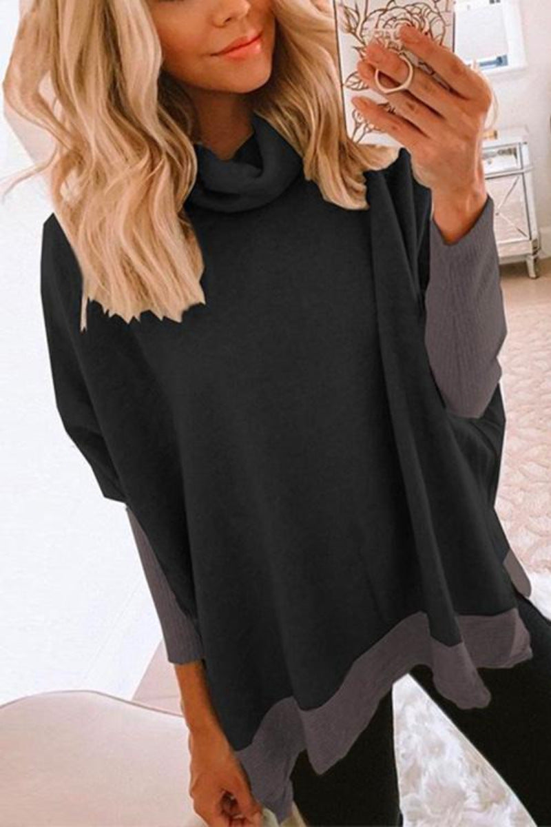 Strickpullover mit Stehkragen für Damen – Bild 1 | LuxeStyle