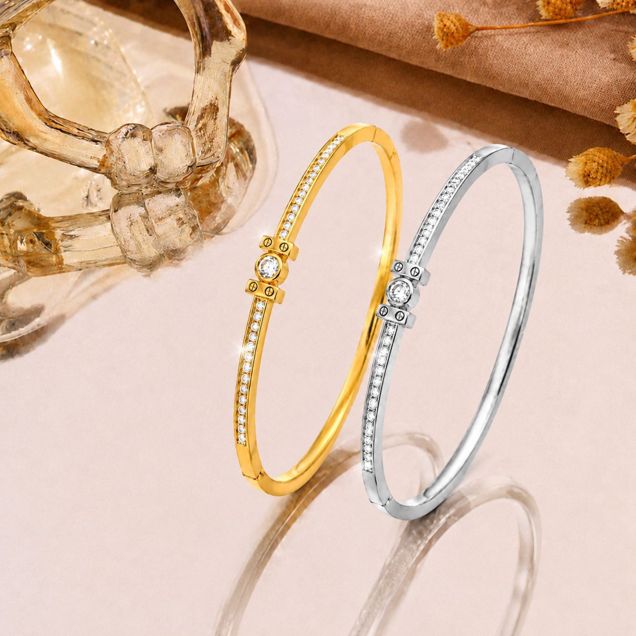 Diamantbesetztes Armband
