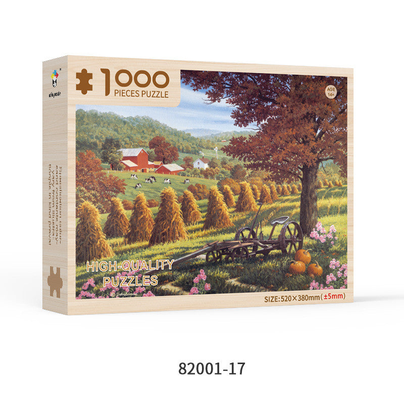 Holzpuzzle für Erwachsene – 1000 Teile – Bild 18 | LuxeStyle