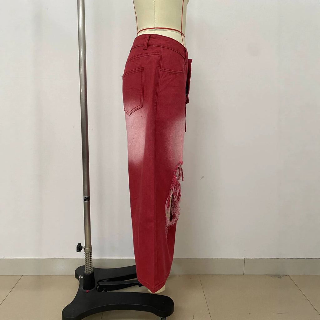 Vintage Capri Hose im Distressed Look – Ansicht 8