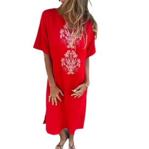 T-Shirt-Kleid «Casa» – locker mit Print