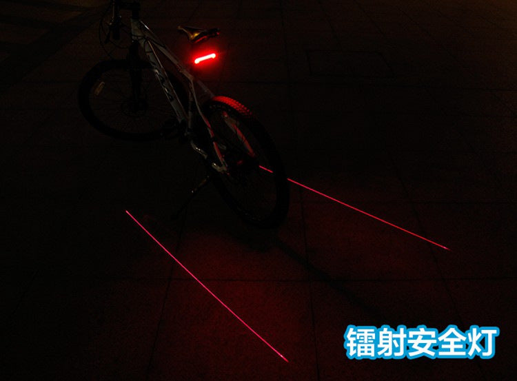 Bremslicht-Laser-Rücklicht für Velos