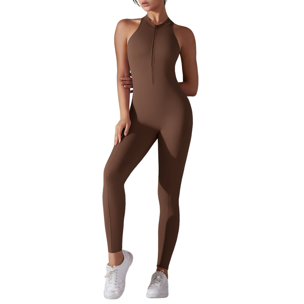 Sportlicher Jumpsuit mit Formeffekt