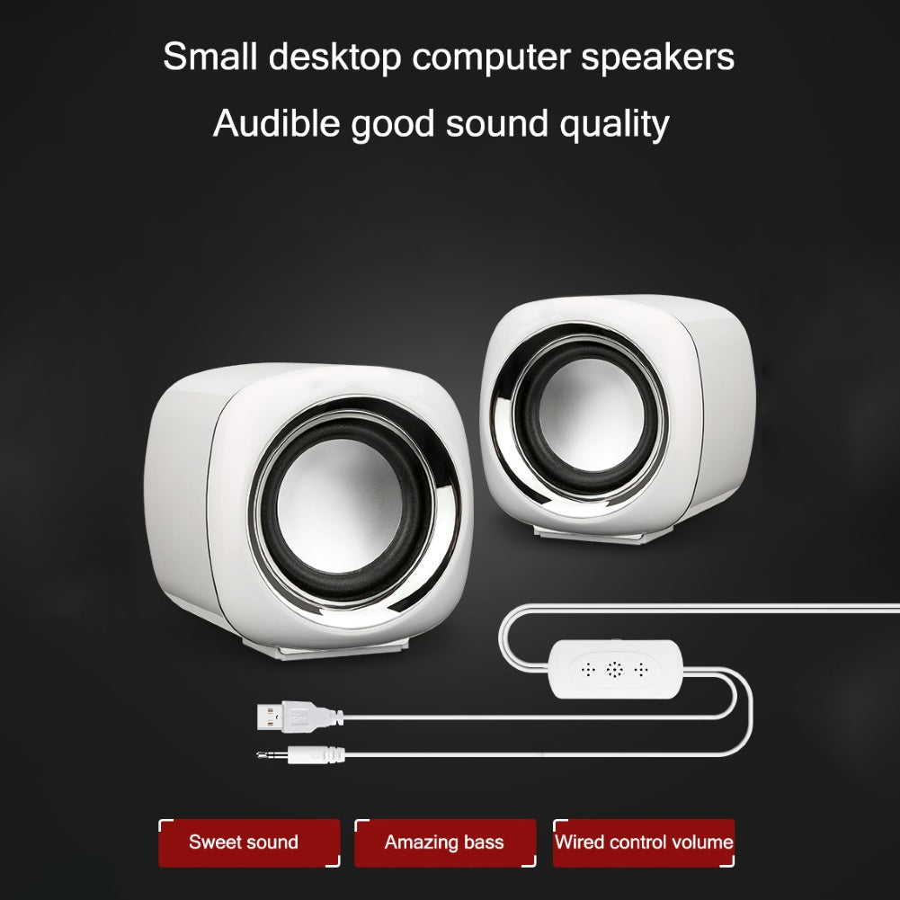 Mini-Stereo-Lautsprecher für Laptop & Desktop | LuxeStyle