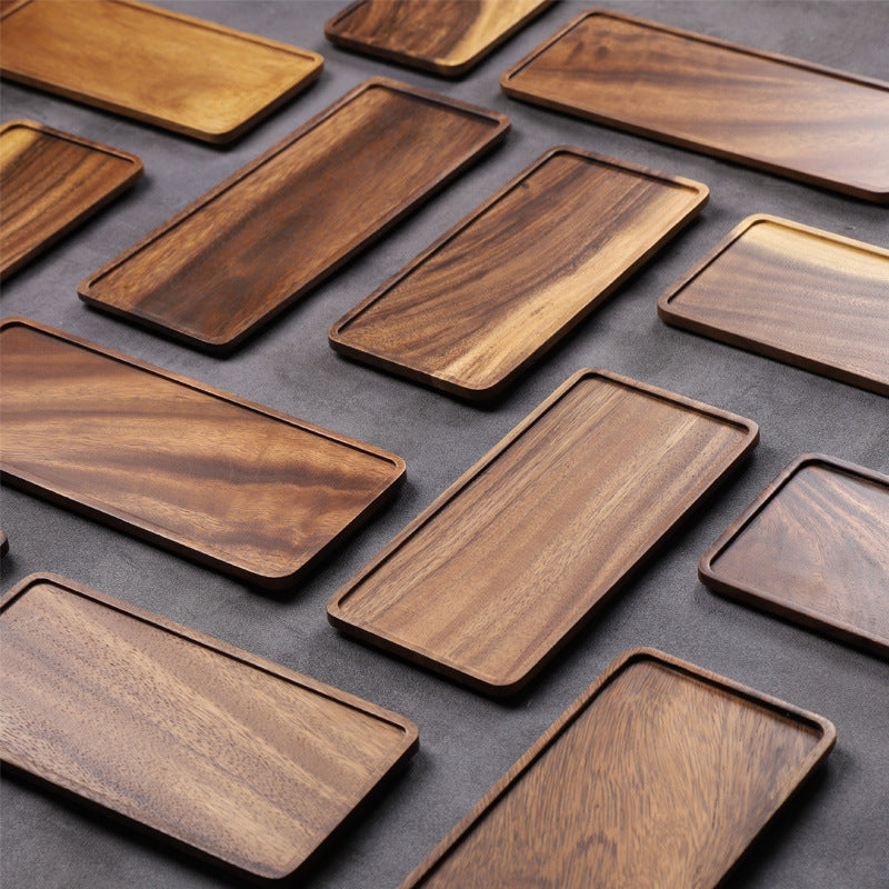 Rechteckiges Teetablett aus Massivholz – Bild 7 | LuxeStyle