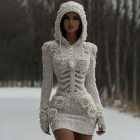 Damen Pullover mit Gradientendruck