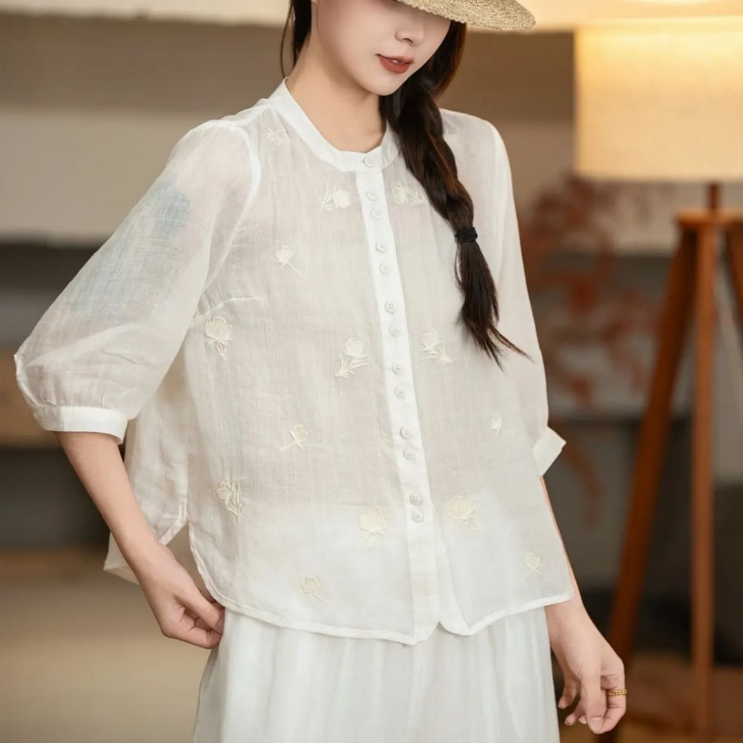 Retro-Bluse