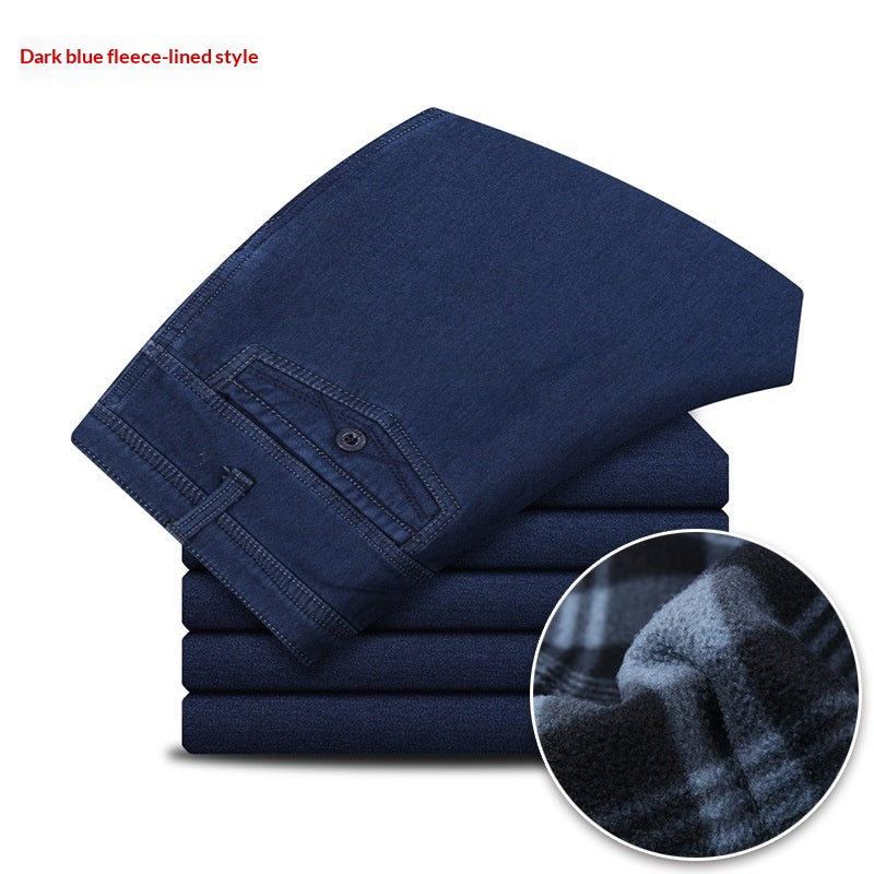 Herren Straight-Leg Stretch Jeans