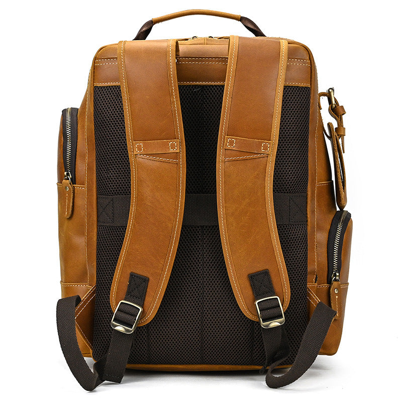 Lederrucksack Retro – Grosses Fassungsvermögen