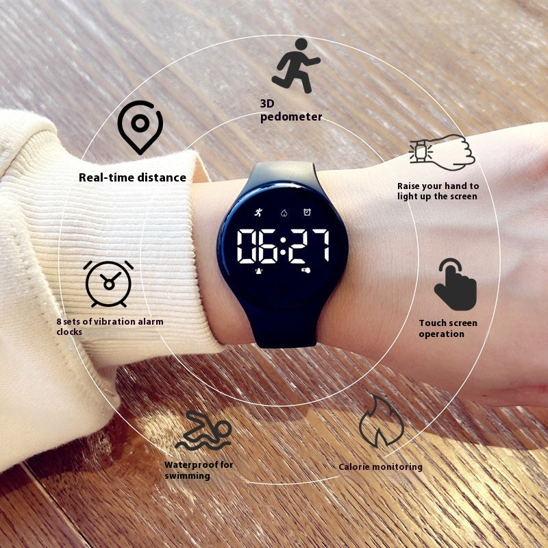 Elektronische Armbanduhr mit Vibrationsalarm – Ansicht 2