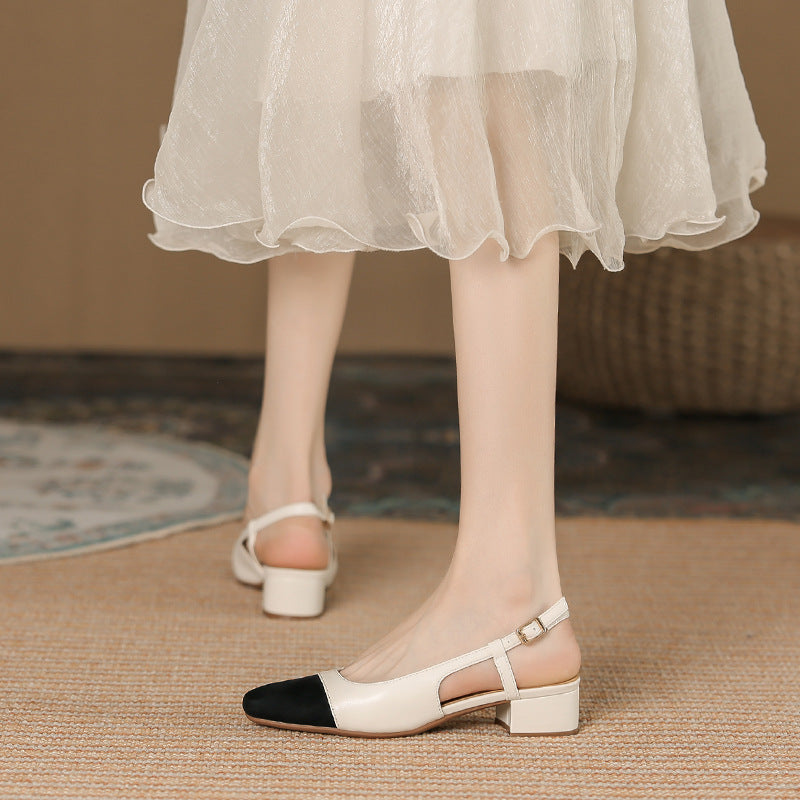 Chunky Heel French Style Damenschuhe – Bild 3 | LuxeStyle