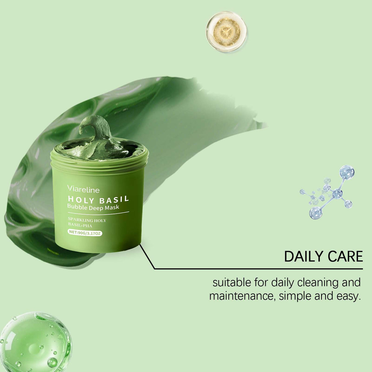 Holy Basil Bubble Deep Mask Set – Bild 4 | LuxeStyle
