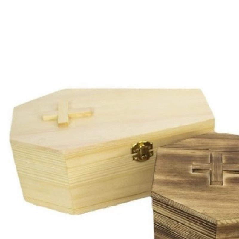 Urne für Tierasche – Kiefernholz mit Kreuz – Bild 6 | LuxeStyle