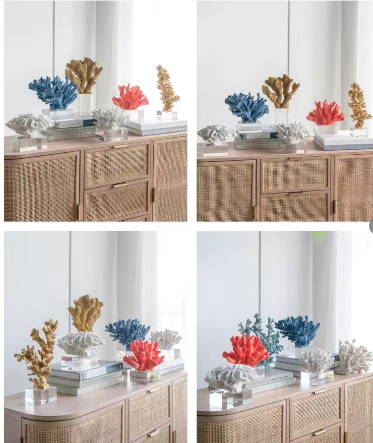 Korallen-Ornament mit Kristallbasis – Bild 8 | LuxeStyle