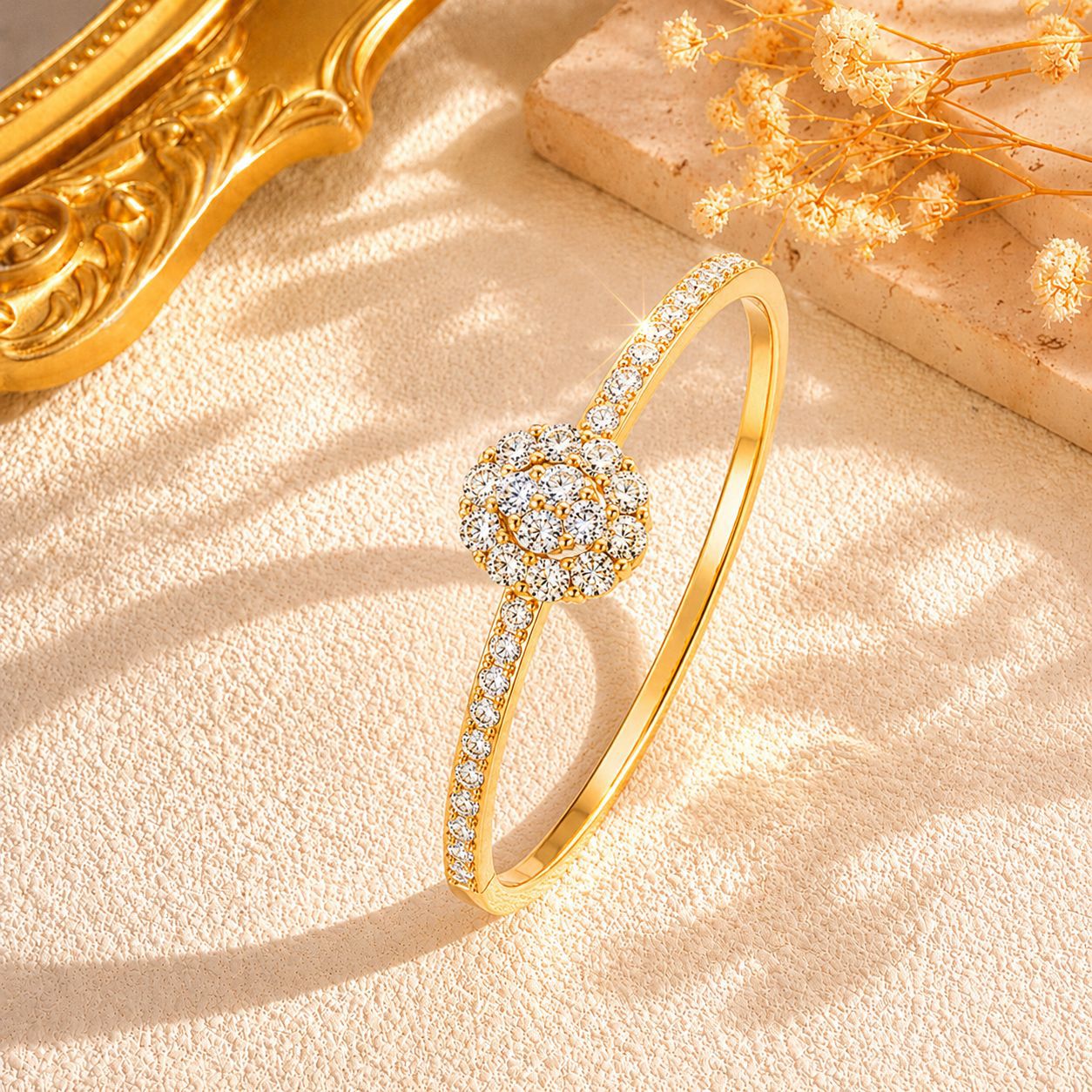 Minimalistisches Armband mit Strass